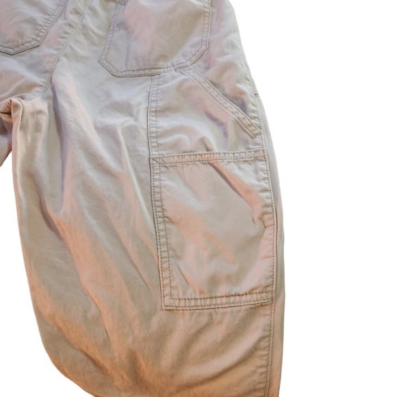Abercrombie & Fitch Gathered Waist Cargo Pants - Size XS - Cream/Beige - Picture 13 of 15